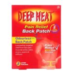 Deep Heat Pain Relief Back Patch