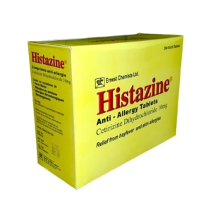 Histazine (Cetrizine) Tab 10mg 100's