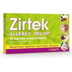Zirtek Allergy Relief 10mg